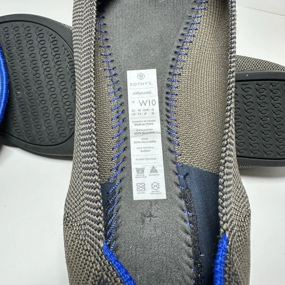 Rothy's RARE Walnut Python Point Flats - Picture 11 of 11